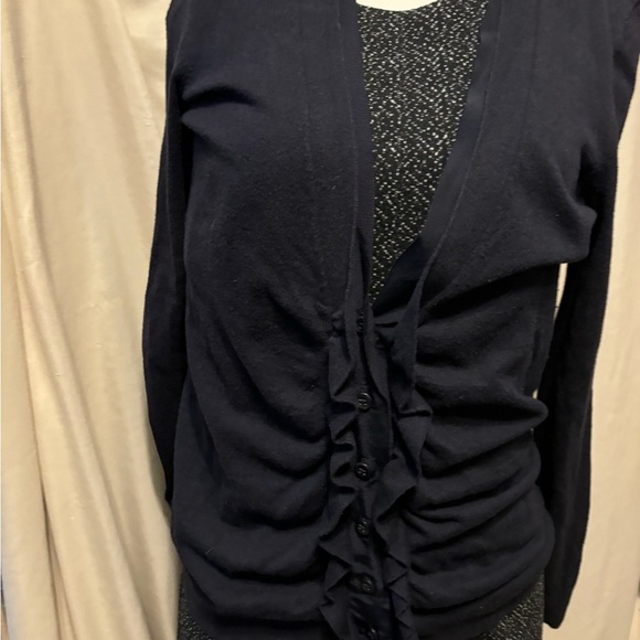 Loft button front cardigan sweater M - Picture 2 of 8